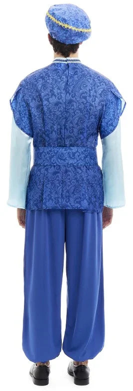 Disfraz de Paje del Rey Melchor Azul para Hombre Pajes Reales Partilandia